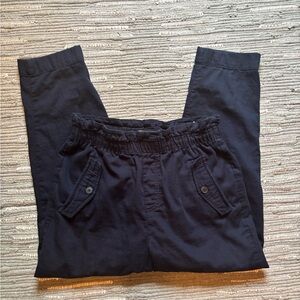 LOFT Navy Pants with Relaxed Fit